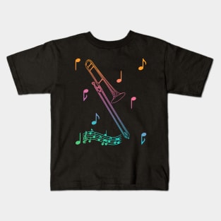 Musical Trombone Kids T-Shirt